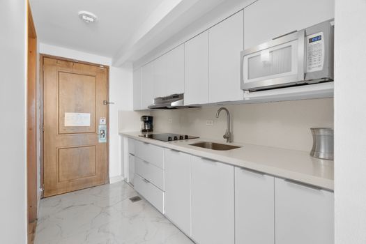 Fully equipped kitchen with stylish finishes