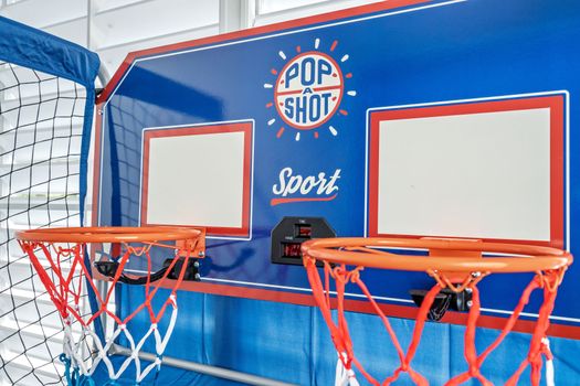 Basketball hoops. Ready to play?