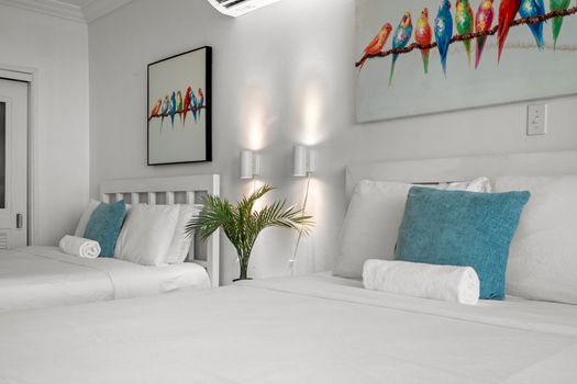Discover a serene retreat in this well-appointed studio, complete with two beds and a balcony overlooking the sparkling ocean.