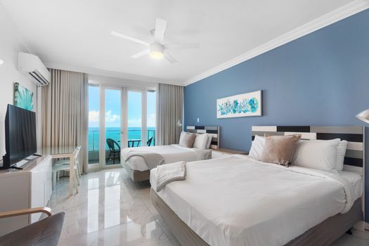 Twin beds perfect for friends or family stays
