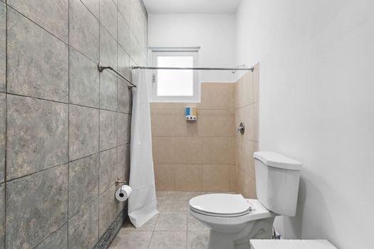 Our bathroom seamlessly blends design and practicality.