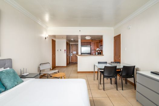 Enjoy home-cooked meals during your stay. Our modern kitchenette is ready for your culinary creations!