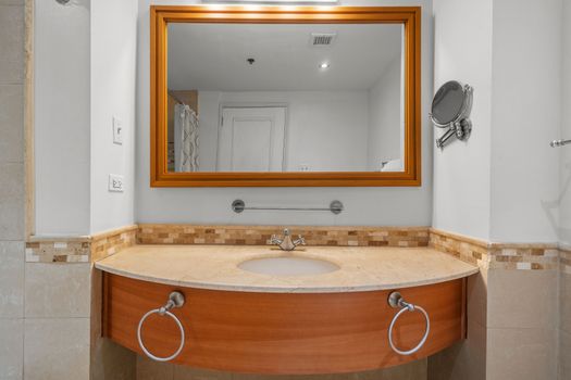 Rejuvenate in this inviting bathroom, complete with a bathtub and separate shower. Getting ready is a breeze.