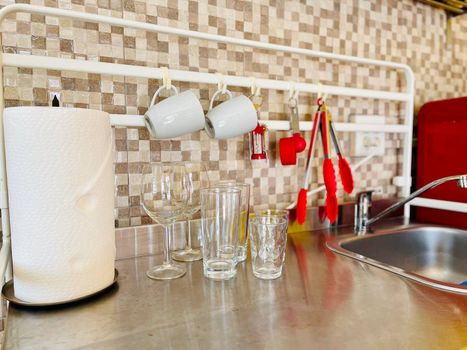 Clean, bright, and functional cooking space.