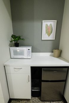 Prepare light meals or snacks with ease in your personal kitchenette, complete with a microwave and mini-fridge for ultimate convenience during your stay.