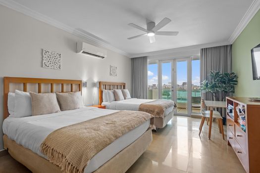 Rest easy on high-quality mattresses, promising a rejuvenating experience for all guests