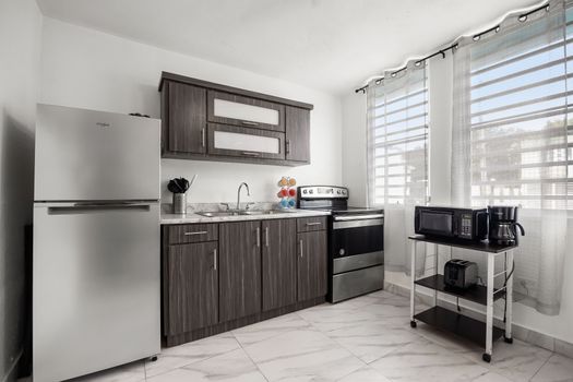Modern, fully-equipped kitchen for all your culinary needs.