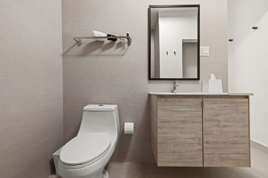 Modern fixtures and sleek lines create a contemporary oasis for your pampering needs