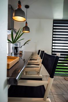 Pull up a seat at our stylish kitchen island, perfect for casual dining, a morning coffee, or simply enjoying lively conversation.
