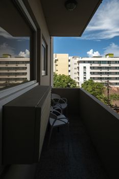 Enjoy a breath of fresh air on your dedicated balcony space. It’s a quiet corner where you can relax, observe the surroundings, and plan your next activity.