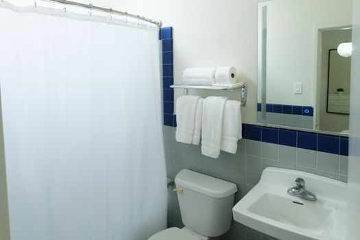 Bathroom. Clean and safe.