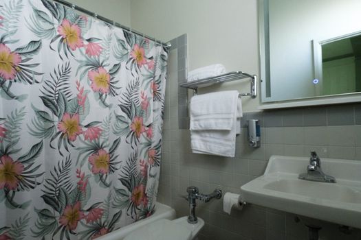 Refresh yourself in our meticulously clean bathroom, equipped with a spacious shower and a generous supply of soft, fresh towels for your complete convenience.