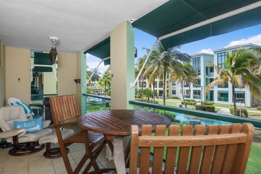 Balcony views that promise relaxation and a touch of tropical paradise, right outside your door.