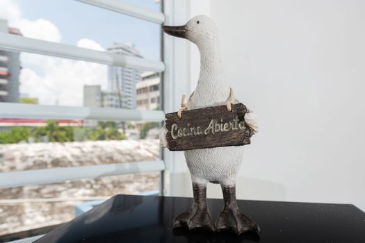 Step into a world of warmth and hospitality with our charming duck statue.