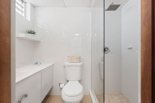 A stylish, compact bathroom just for you.