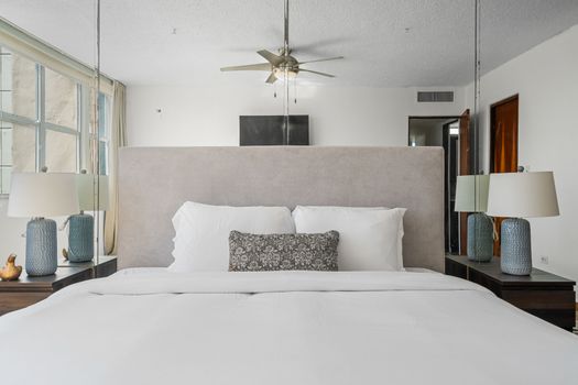 Sweet dreams guaranteed! This beautifully appointed bedroom features a luxurious king-sized bed, ensuring a restful and rejuvenating night's sleep during your vacation.