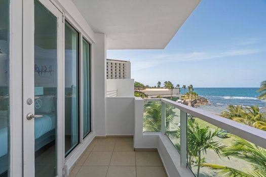 Savor unparalleled views of the historic fort and sparkling ocean from your private balcony. A truly spectacular tropical setting.