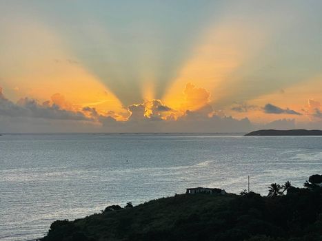 Golden Hour Bliss: Experience unforgettable sunrises or sunsets painting the sky in vibrant hues over the shimmering ocean.