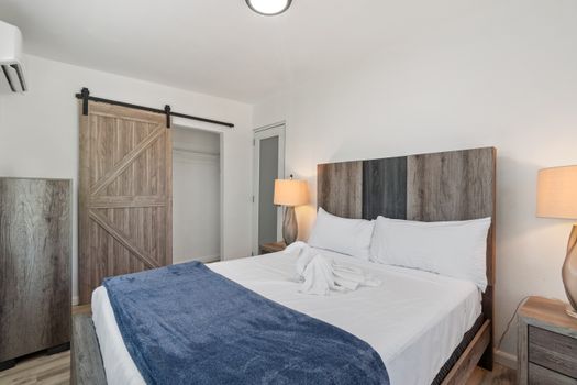 Enjoy a restful night's sleep in this tastefully decorated sanctuary.
