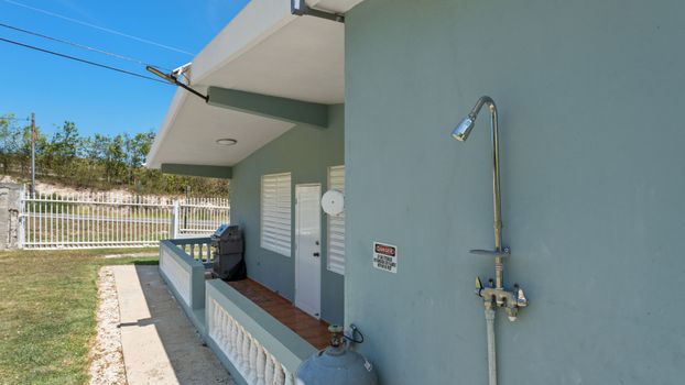 Al fresco dining ready: Perfect spot for grilling up a feast.