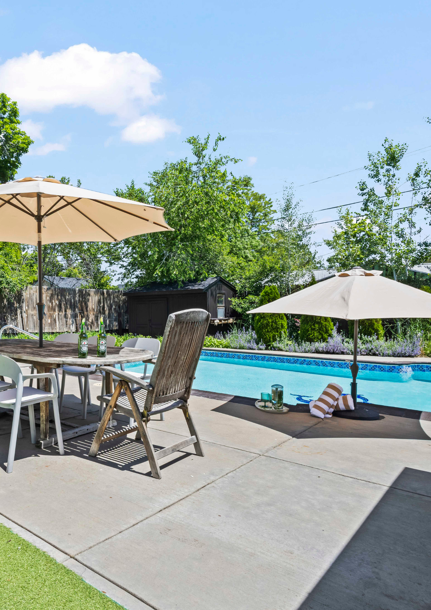 Heated pool petals for pollinators denver vacation rental