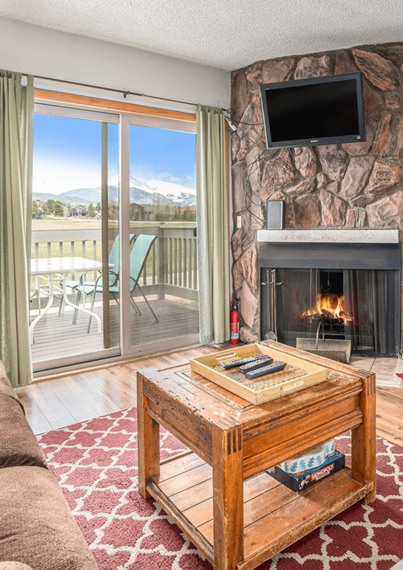 Areas We Serve - Fraser 18 Fraser, colorado townhouse living room fireplace