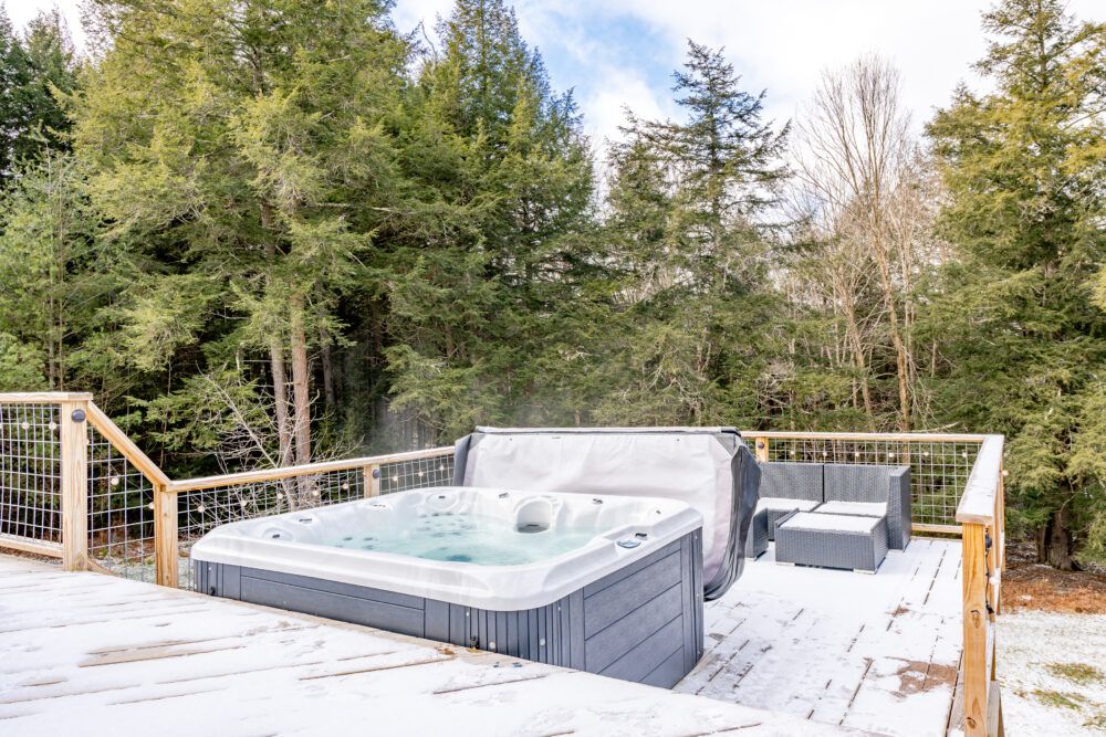 Fox Hill Home: Luxe Cabin w/ Hot Tub + Pool Table Main Image