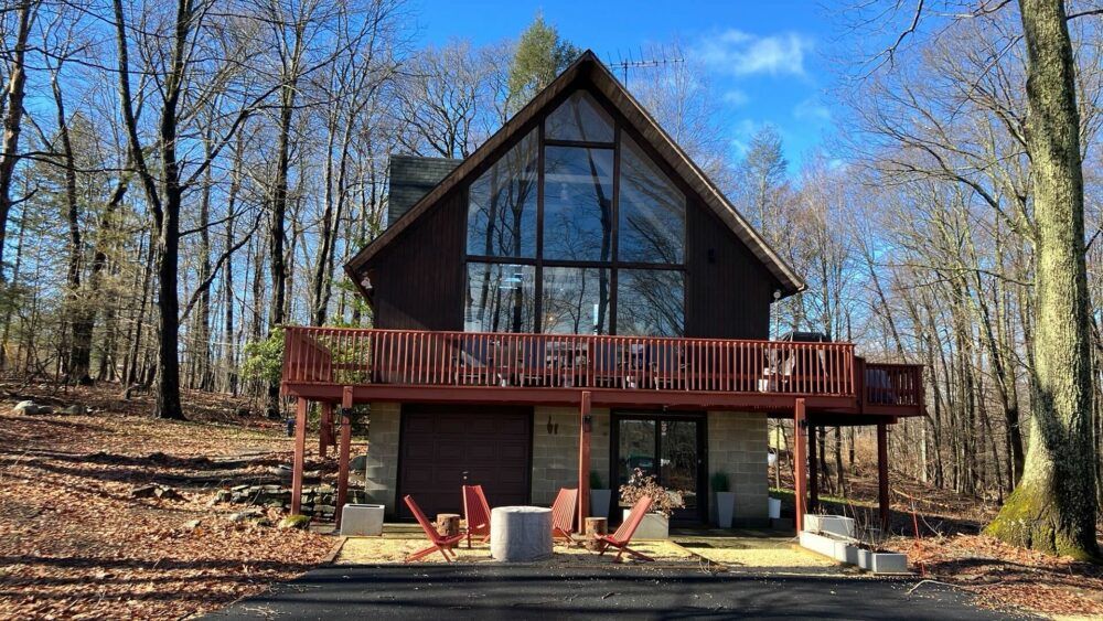 Wallkill Lodge: A-Frame Chalet on 2 Acres Main Image