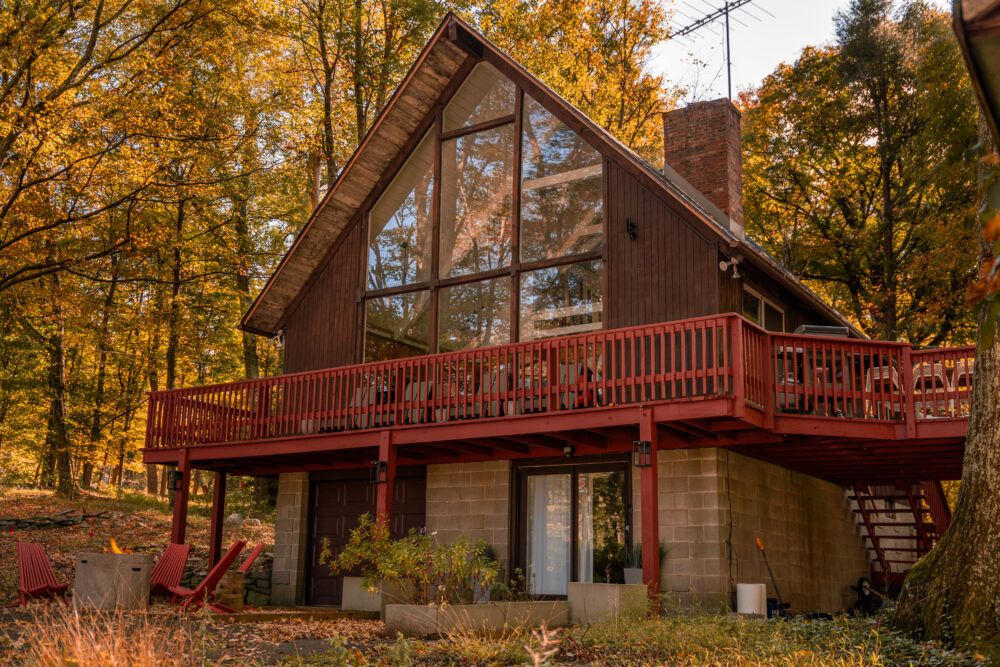 Wallkill Lodge: A-Frame Chalet on 2 Acres Main Image