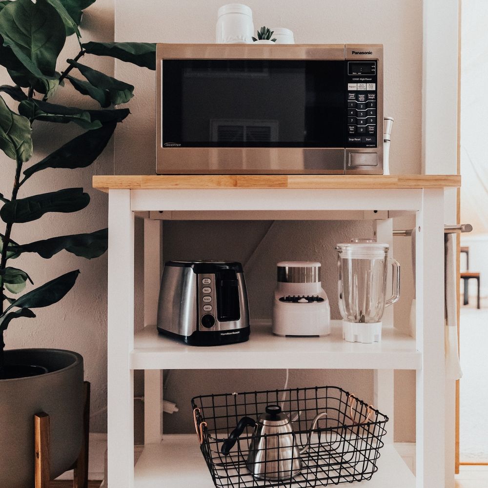 Countertop appliances and additional storage space