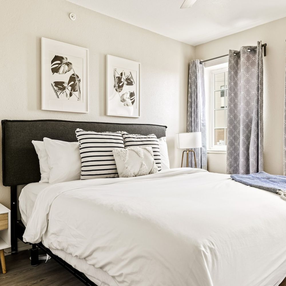 Bedroom 1 with king bed