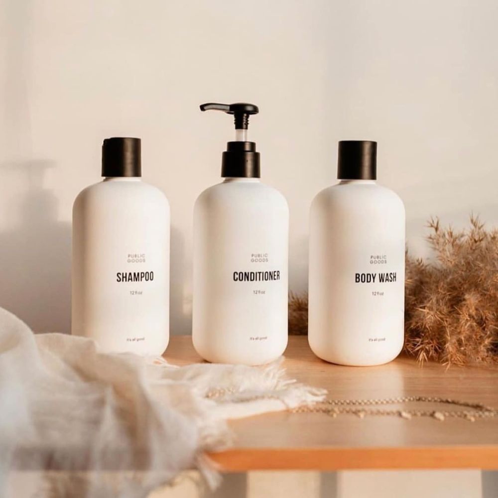 We’ve partnered with Public Goods to provide quality eco friendly products to our guests