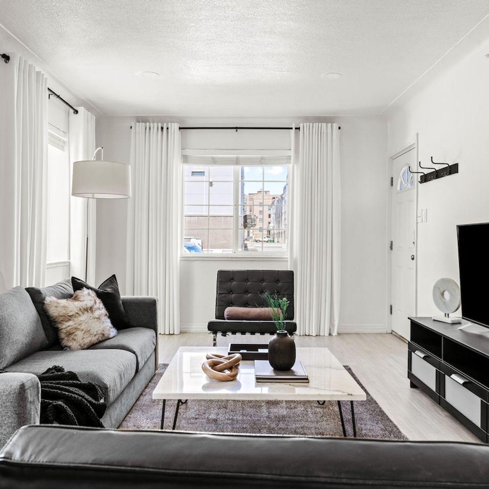 Living area seating options
