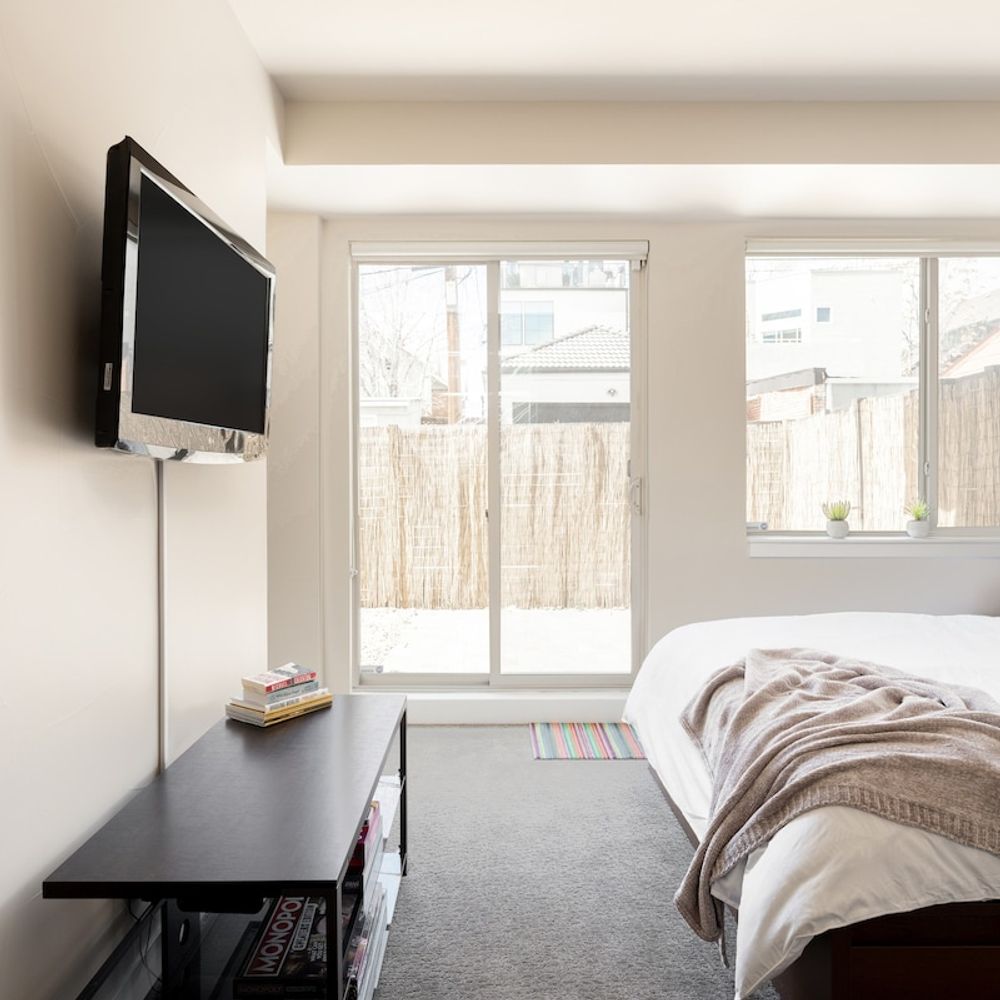 Bedroom 2 with patio