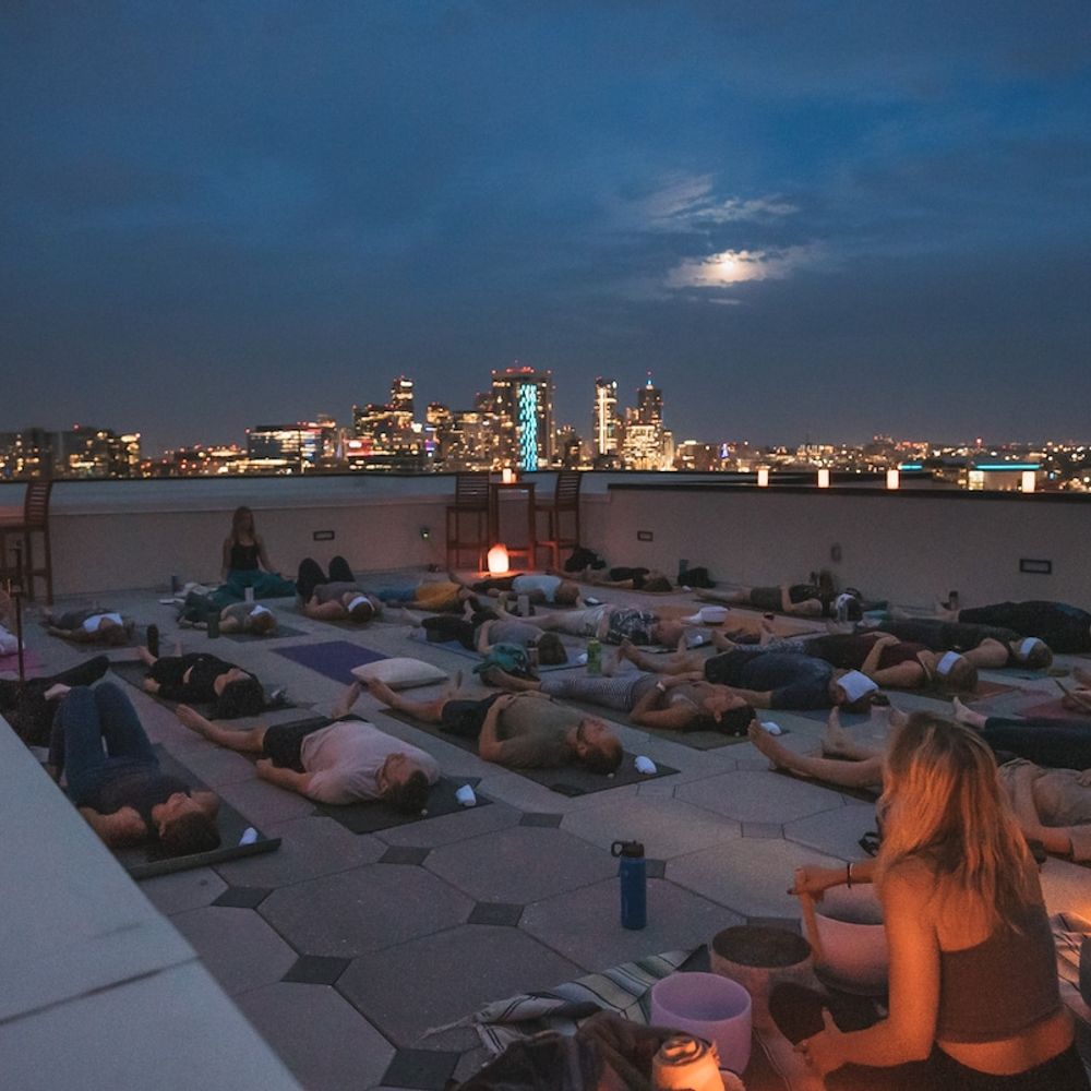 Rooftop deck