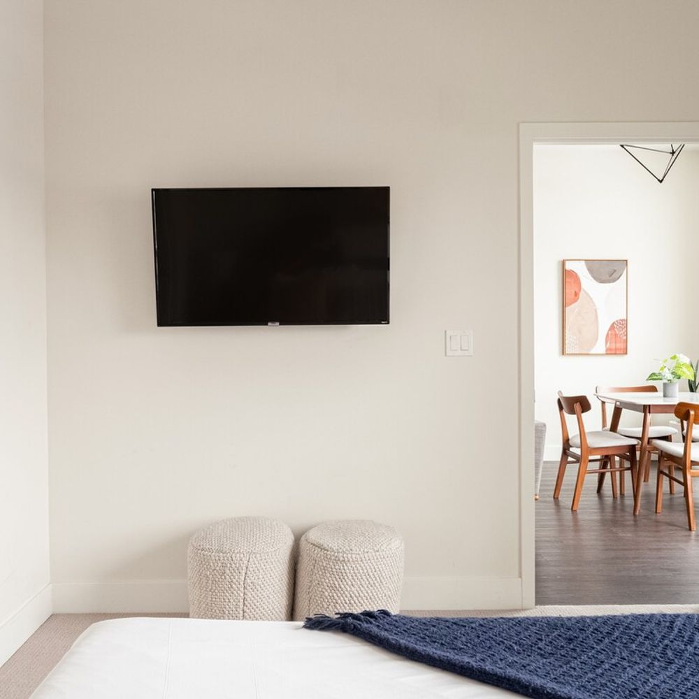 TV in the bedroom
