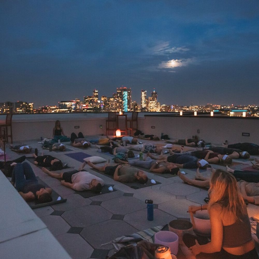 Rooftop deck