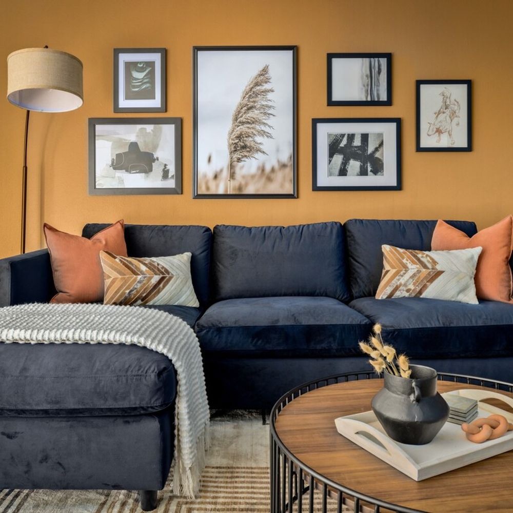 Colorful living area
