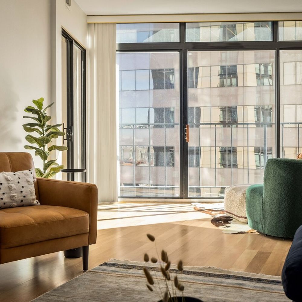Floor-to-ceiling windows