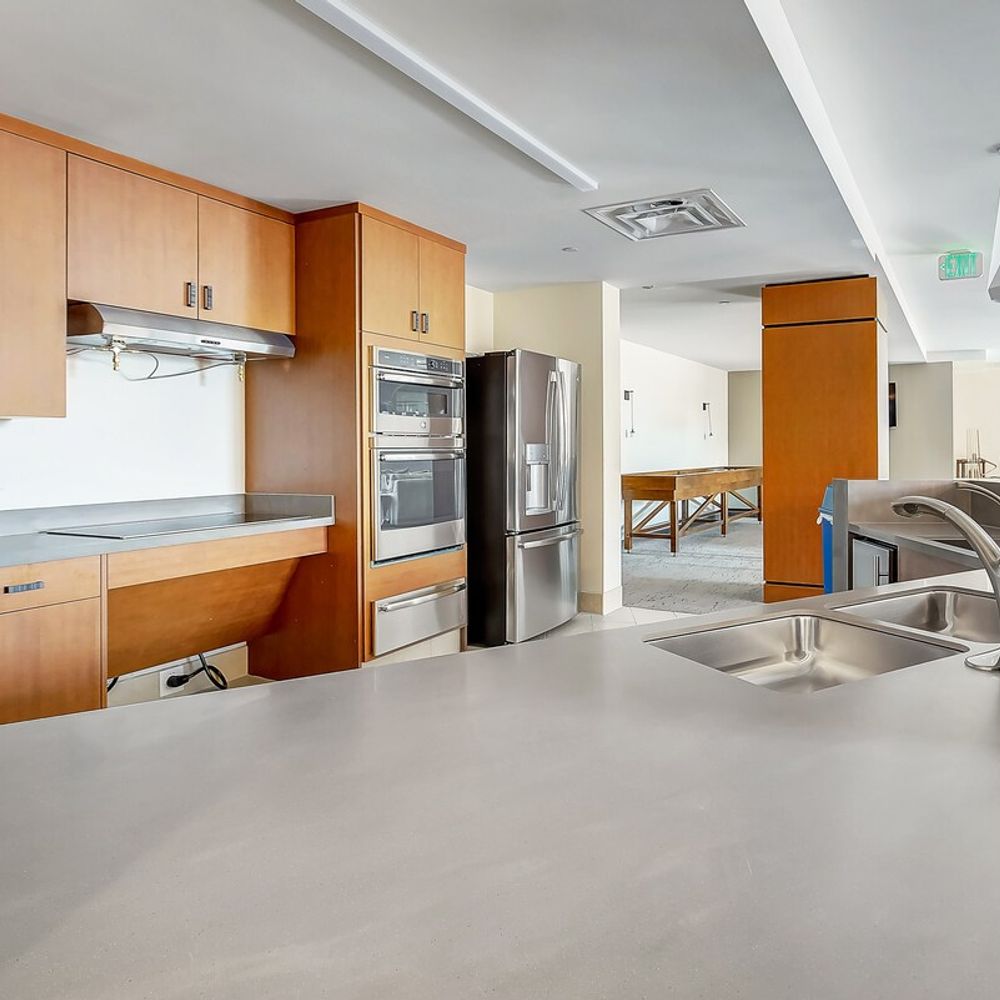 Community room kitchen