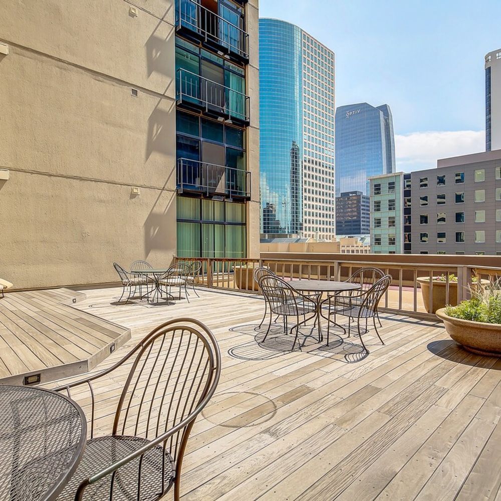 Shared patio