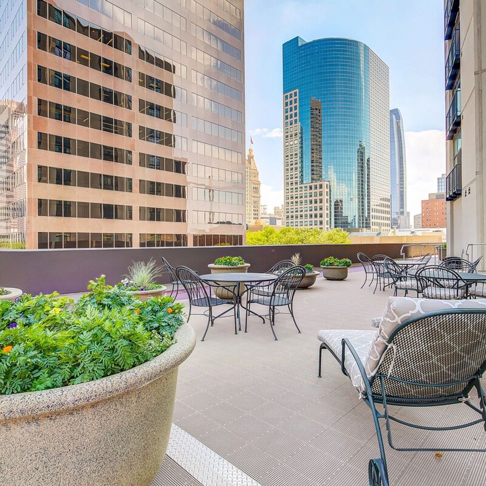 Shared patio