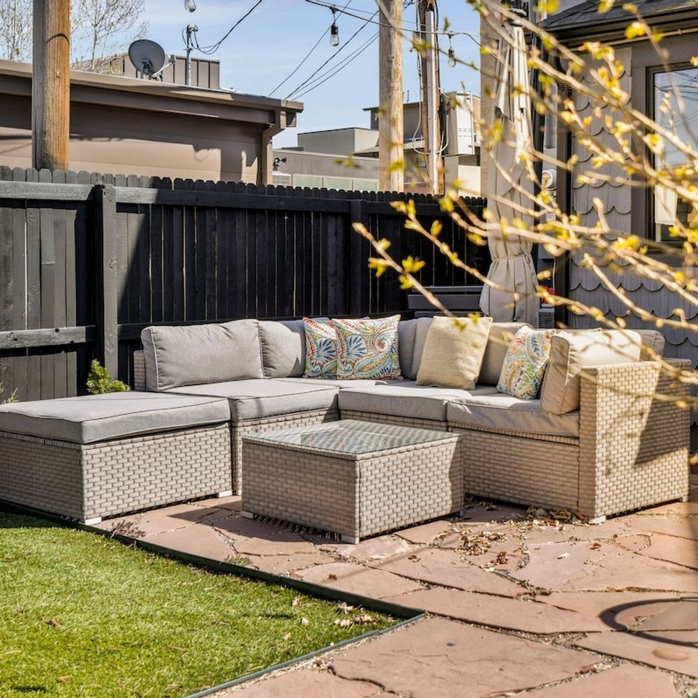 Backyard seating