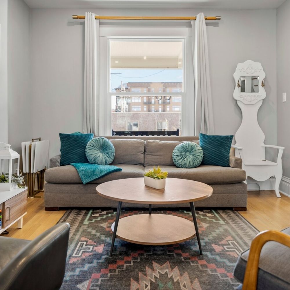 Bright and open living area