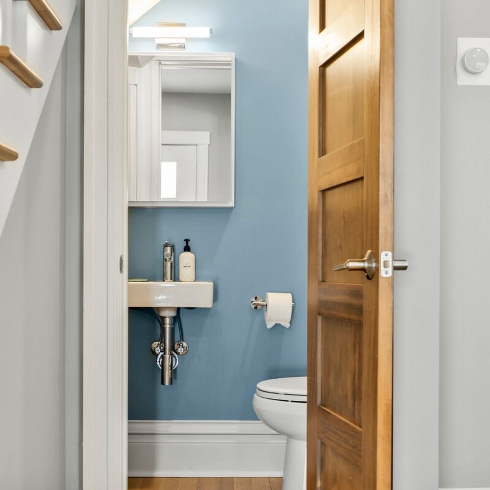 Half bath on main floor