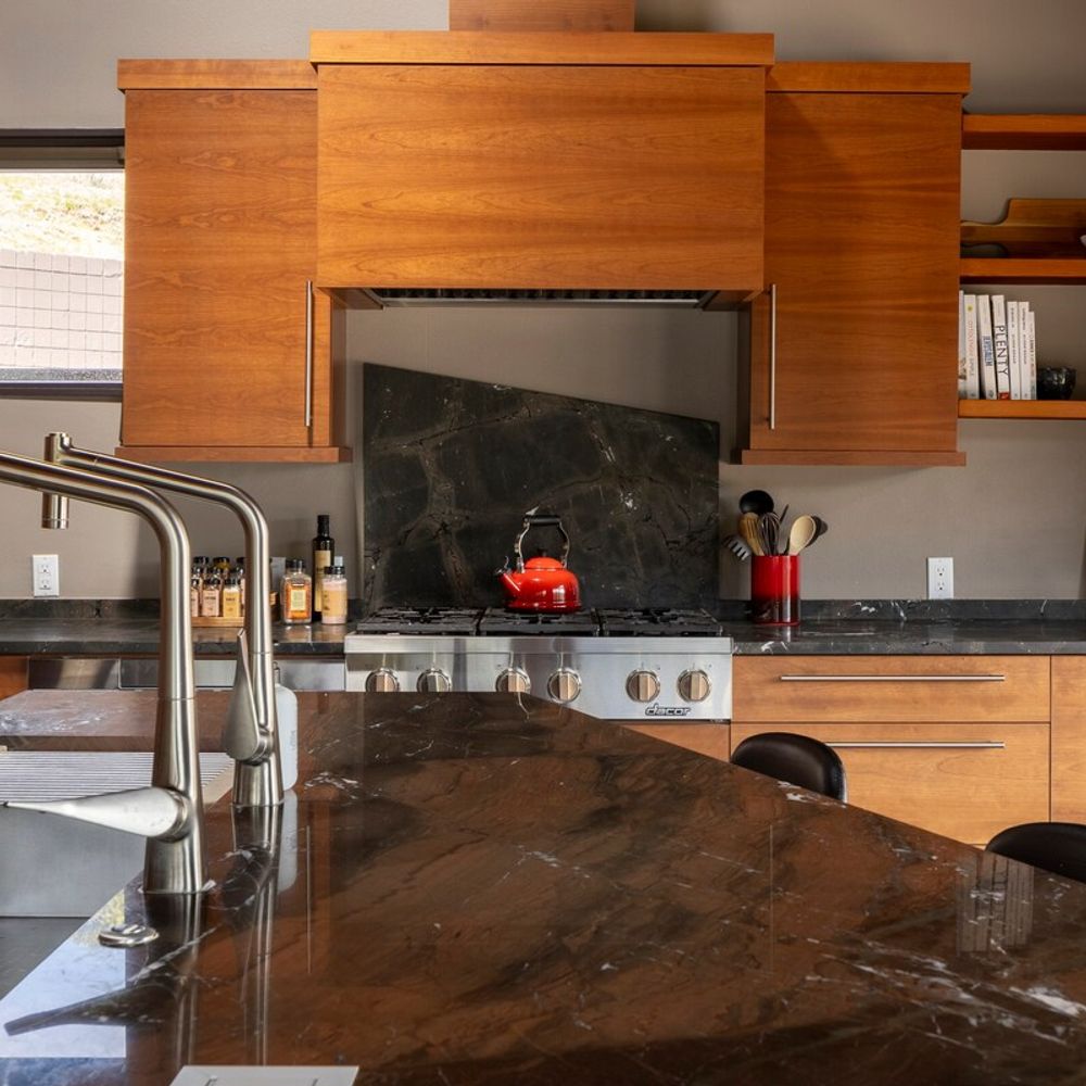 Seating at the kitchen island
