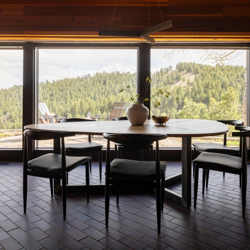 View from dining table