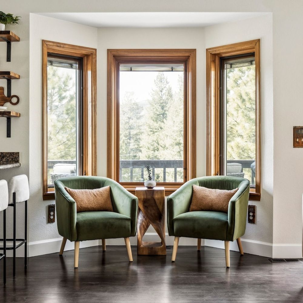 Main-level living area seating