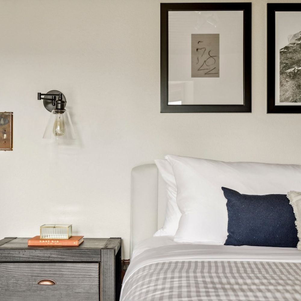 Primary bedroom decor