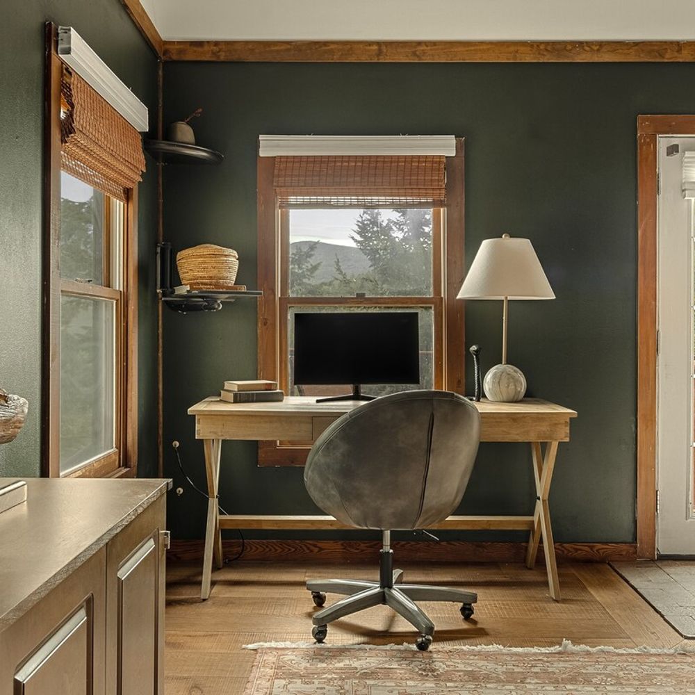 Office with workstation